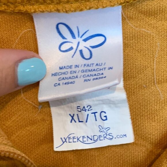 Yellow Patterned Full-Zip Jacket - Picture 2 of 2